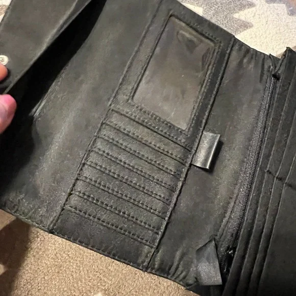 SOLD **Wallet Wool Indian Saddle blanket southwestern tribal - Picture 9 of 11